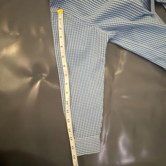 IZOD Long sleeves button-down Kids shirt Bleu & write Dress Shirt Size 6 Izode - Picture 7 of 10